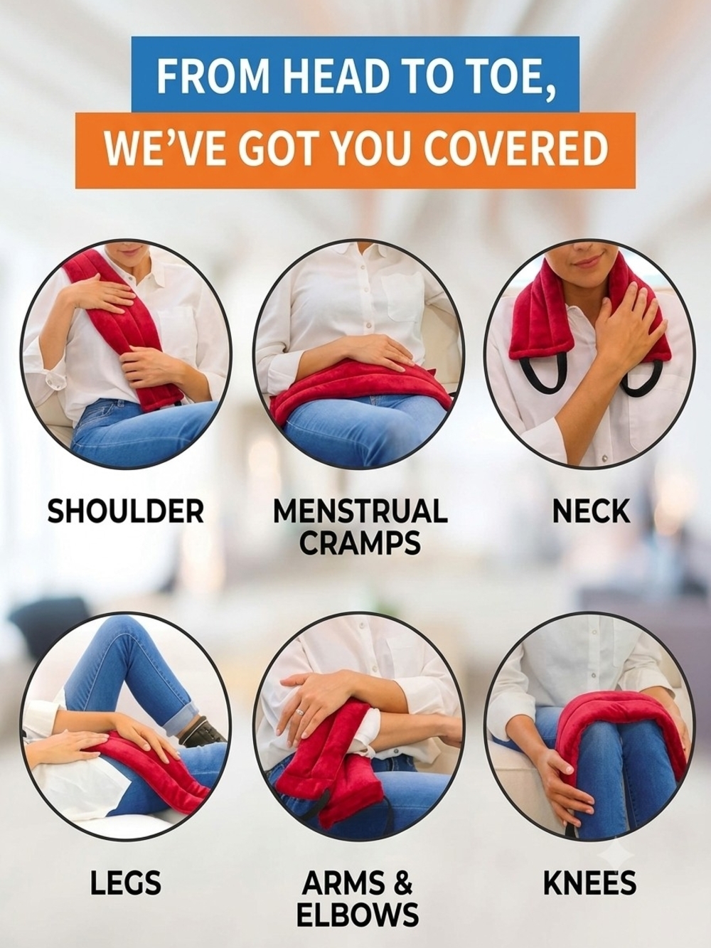 Microwavable Weighted Heating Pad